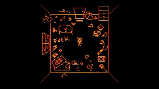 画像ギャラリー No.002のサムネイル画像 / 六畳一間に引きこもる主人公が部屋の奥に出現した奇妙な地下世界を探索。1bitアクションADV「ロクジョーヒトマ」,Steamストアページを公開