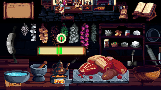 画像ギャラリー No.002のサムネイル画像 / 狩ったモンスターを料理して酒場で振る舞おう。「Monster Cuisine：狩って、捌いて、いただきます。」，Steamストアページを公開