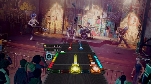 画像ギャラリー No.002のサムネイル画像 / バンドマンになり切るリズムアクション「STAGE TOUR」,新たに3曲を追加。Blur「Parklife」など収録決定曲は48曲に