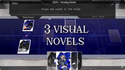画像ギャラリー No.003のサムネイル画像 / Serenity Forgeの最新作「Faraday Blues」が2027年にリリース。3つのストーリーが相互に関連するSFビジュアルノベル＆ストラテジーカードゲーム［TGS2026］