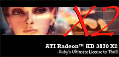 #007Υͥ/AMDϥɸǥ奢GPU塼ATI Radeon HD 3870 X2