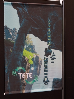 画像ギャラリー No.001のサムネイル画像 / 物理演算クライミングゲーム「TETE」をプレイ。垂直の壁でも，張り出した崖の下でも移動できる自由さが楽しい［TGS2026］