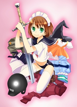 画像ギャラリー No.001のサムネイル画像 / コスプレ女子で夢の部隊を編成!?　一風変わったNDS用戦略シミュレーション「タクティクスレイヤー〜リティナガード戦記〜」を紹介