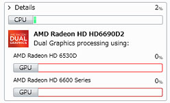 #006Υͥ/Radeon Core 320ΡA6-3650APUӥ塼Dual GraphicsοΨϾ̥ǥ뤳Ȥ