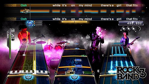 E3 2010ϿRock Band 3פǤϿڴȤƥܡɤɲáʤȺ7ͤޤǤΥץ쥤䡼òǽѡƥ˿ʲ