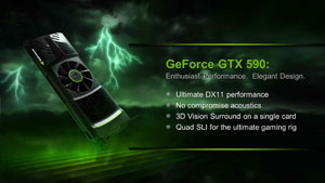#024Υͥ/GeForce GTX 590ץӥ塼1˥ե륹ڥåFermi2ܤơ®󥰥륫ɤ