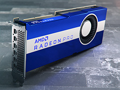 AMD，プロフェッショナル用途向け新型GPU「Radeon Pro VII」を発表。Radeon VIIベースの性能強化版