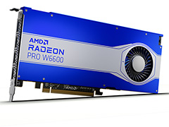 AMD，ワークステーション向け新型GPU「Radeon PRO W6600」を発売。RDNA 2ベースのミドルクラス市場向けモデル