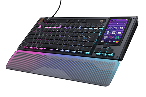 画像ギャラリー No.003のサムネイル画像 / 4.3インチタッチパネルが付いた10キーレスゲーミングキーボード「Command Series KB7」が7月上旬に発売