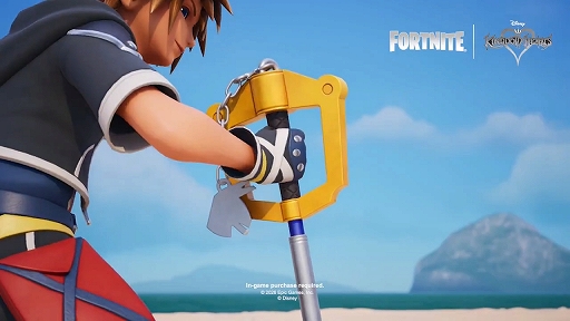画像ギャラリー No.002のサムネイル画像 / 「フォートナイト」，「キングダムハーツ」コラボでソラが登場。今週中に実装予定