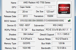 画像集#031のサムネイル/AMD未発表のGPU「Radeon HD 7730」を試す。「Cape Verde LE」は1万円以下の市場で存在感を示せるか