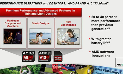 画像集#003のサムネイル/AMD，2013年の製品ロードマップを刷新。クアッドコアx86 SoCやTrinity後継，Radeon HD 8000Mシリーズの概要を明らかに