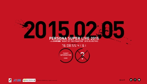 #002Υͥ/PERSONA SUPER LIVE 2015פ2015ǯ25ƻۤǳ