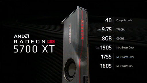 画像集 No.003のサムネイル画像 / 【速報】AMD，Navi世代のGPU「Radeon RX 5700 XT」と「Radeon RX 5700」を正式発表