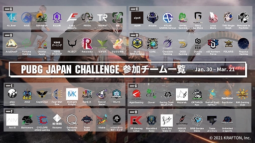 #005Υͥ/eݡPUBG JAPAN CHALLENGE 2021 Phase1פνоࡤݥ󥵡