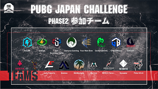 PUBG JAPAN CHALLENGE Phase2פνоۿ󤬸