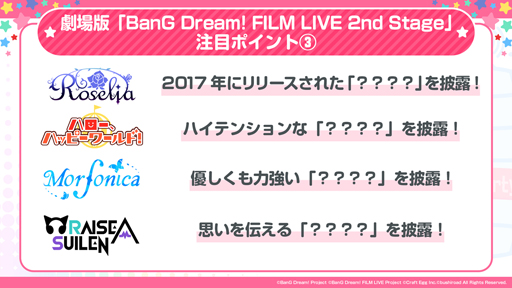 #011Υͥ/ǡBanG Dream! FILM LIVE 2nd Stageס1ԥץ쥼Ȥȥ饹ȥ Vol.1ɤ˷