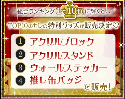 ボル恋タイトルのイケメンキャラクター人気No.1を決定する投票イベントが本日より開催
