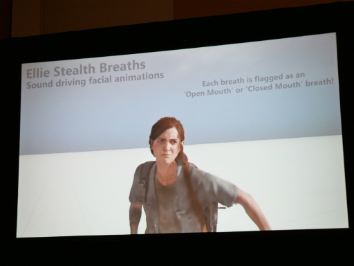 画像集 No.008のサムネイル画像 / ［GDC 2023］このゲームのキャラクターは呼吸音からして違う！ 「The Last of Us」シリーズの“息づかい専用のオーディオシステム”についてスタッフが解説