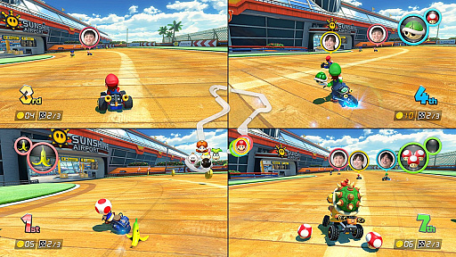 画像ギャラリー No.002のサムネイル画像 / 「マリオカート8 デラックス」,Switch 2の性能を活かした機能が利用可能に。画面分割による8人プレイやカメラプレイに対応