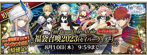  No.003Υͥ / Fate/Grand Order ArcadeסƯ5ǯǰڡ726鳫