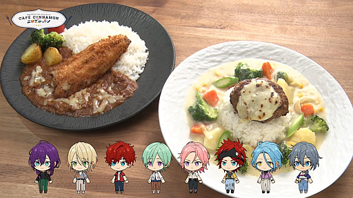 画像ギャラリー No.007のサムネイル画像 / 5周年特別回は，ALKALOID，Crazy:Bの8人で料理！　「あんスタ！！」配信番組「CAFE CINNAMON ニキズキッチン」レポート＆インタビュー