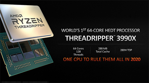 No.003Υͥ / AMD3Ryzen Threadripperξܺ٤餫ˡ2020ǯˤ64128åбΡRyzen Threadripper 3990Xפ꡼