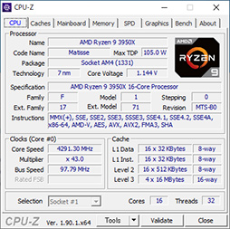 画像集 No.007のサムネイル画像 / AMD「Ryzen 9 3950X」レビュー。11月30日発売の16コアCPUは，抜群のマルチスレッド性能を有しながらゲームにも適する