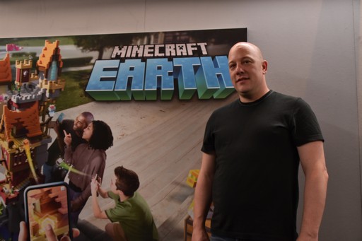 画像集 No.001のサムネイル画像 / ［E3 2019］現実世界で作って遊んで共有できる「Minecraft Earth」の体験セッションをレポート