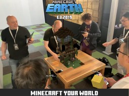 画像集 No.002のサムネイル画像 / ［E3 2019］現実世界で作って遊んで共有できる「Minecraft Earth」の体験セッションをレポート