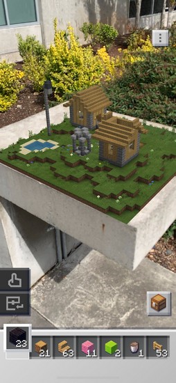 画像集 No.014のサムネイル画像 / ［E3 2019］現実世界で作って遊んで共有できる「Minecraft Earth」の体験セッションをレポート