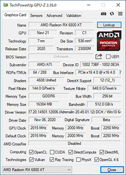 AMDοGPURadeon RX 6800 XTRX 6800ץӥ塼ԤΥ쥤ȥбGPU϶ǤRTX 3080/3070廊Τ