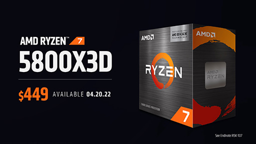 AMD3D V-CacheܤοCPURyzen 7 5800X3Dפ420ȯ䡣̥åˤ⤤ǽ򥢥ԡ