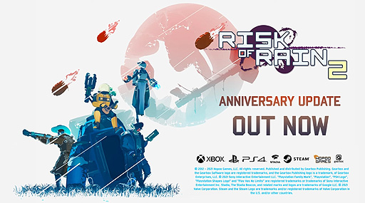 Risk of Rain 2סXbox One/PS4ˤ˸Anniversary UpdateɤۿȡSwitchåץǡȤۿͽ