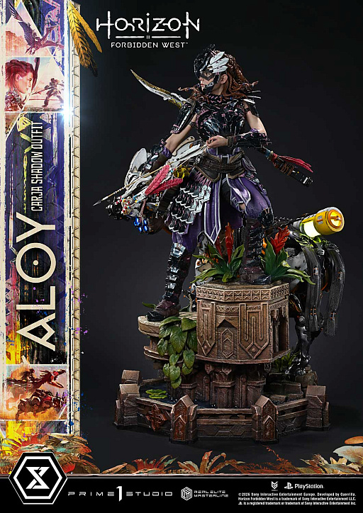 画像ギャラリー No.004のサムネイル画像 / 「Horizon Forbidden West」のアーロイを1/3スケールで立体化。プライム1スタジオ，「アーロイ カージャ・シャドウ DX ボーナス版」を発表