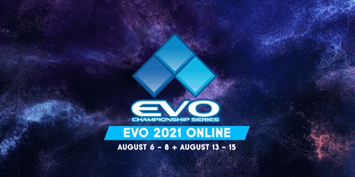 画像集#002のサムネイル/「EVO 2021 Online」が本日12：00開幕。今年は地域別のオンライン大会が2週間にわたって開催