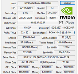画像集#018のサムネイル/Palit製RTX 3050搭載カード「GeForce RTX 3050 StormX OC」レビュー。5〜6万円台で買えるGeForce RTX 30シリーズとして魅力的