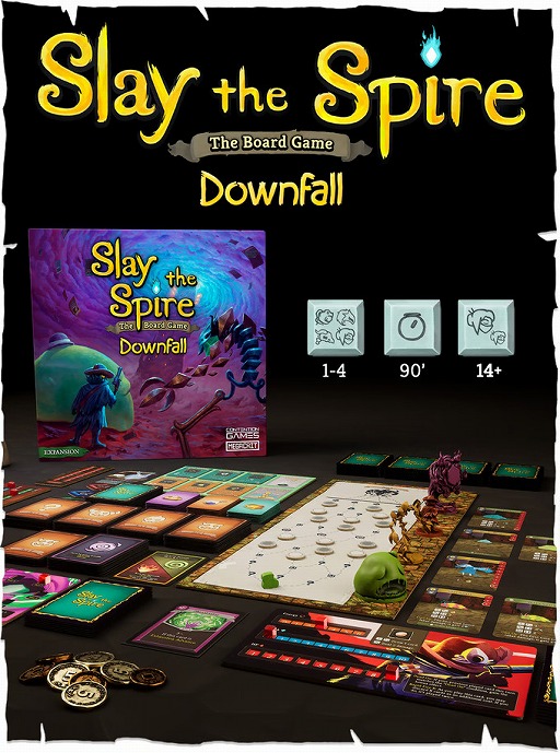 画像ギャラリー No.002のサムネイル画像 / ボドゲ版「スレスパ」,拡張セット「Downfall」の海外向けクラウドファンディングを開始。開始1日足らずで3億3000万円以上の支援が集まる