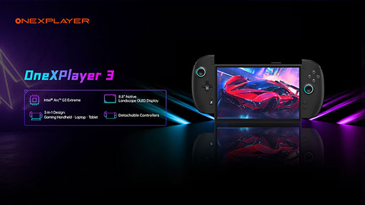 画像ギャラリー No.002のサムネイル画像 / 「Intel Arc G3 Extreme」を採用する携帯型ゲームPC「OneXPlayer 3」の概要が公開に