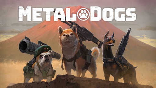 画像集 No.001のサムネイル画像 / 戦闘犬ポチが主人公のシューティングACT「メタルドッグス」，Steam版を正式リリース。ハードコアモードを追加