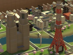 都市建設シム「タイニートピア」に登場するステージ「TOKYO」のスクリーンショットが公開