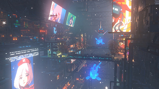 画像ギャラリー No.002のサムネイル画像 / 「Nivalis Nights」，9月30日にSteamで発売決定。「Cloudpunk」開発元が贈るサイバーパンク生活シミュレーション