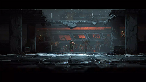 画像集#004のサムネイル/［E3 2021］ドット絵の美しい2.5Dアクション「REPLACED」が2022年にリリース。人体に閉じ込められたAIの戦いを描く