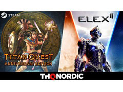 Steam版「ELEX II」「Titan Quest」など全46タイトルが最大80％オフに。THQ Nordicが秋のセールを10月18日まで開催中