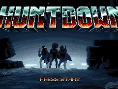 PS4/Switch向けパッケージ版「Huntdown」が10月28日に発売決定。予約特典にはバッジセットと，昔ながらのゲームマニュアルが付属