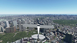 画像集#001のサムネイル/東京上空を巡る「Microsoft Flight Simulator」のムービーで観光気分！　新連載「ミニシアター4Gamer」