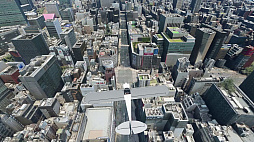 画像集#006のサムネイル/東京上空を巡る「Microsoft Flight Simulator」のムービーで観光気分！　新連載「ミニシアター4Gamer」