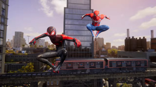 画像集 No.001のサムネイル画像 / 「Marvel's Spider-Man 2」の最新トレイラーが公開に。前作の約2倍の面積で描かれるニューヨークの各スポットを確認できる