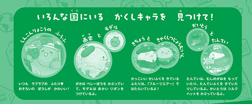 画像ギャラリー No.007のサムネイル画像 / まちがいさがし絵本「スイカゲーム まちがいさがし ワールドツアー」を発売。京都,ニューヨークなどを舞台にフルーツたちが11か国を旅する