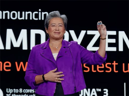 AMD，Zen 4ベースのノートPC向け新型APU「Ryzen 7000」シリーズを発表